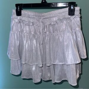 Day and moon ruffled skirt